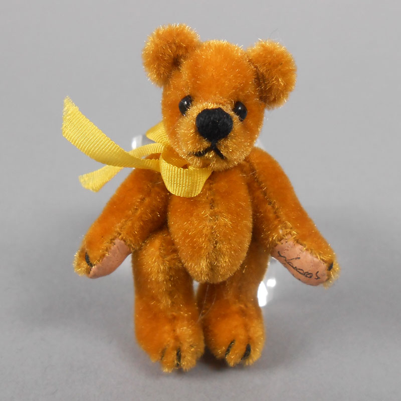 Gold Velvet 2 inch Bear